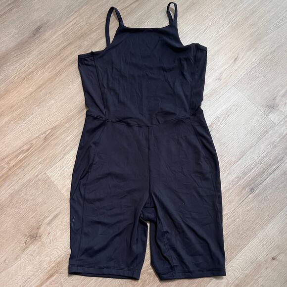 HARMONY BALANCE Black Short Romper Sz Large - Picture 1 of 3